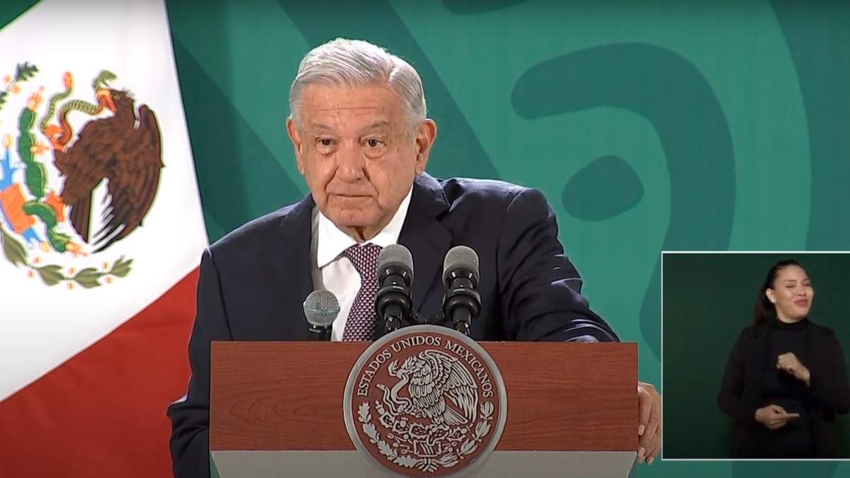 El mandatario en la conferencia en Tamaulipas