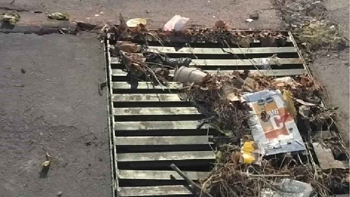 La postal días después de la tormenta.