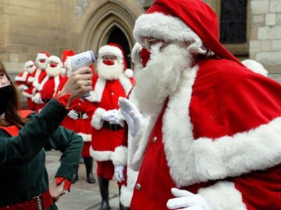 En España, solicitaron a la UE que Papa Noel pueda arribar sin problemas