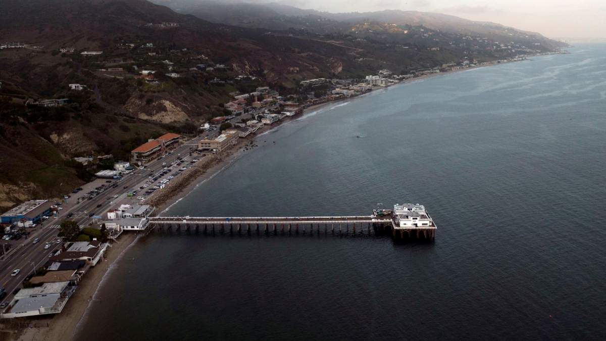 El muelle de Malibu en California