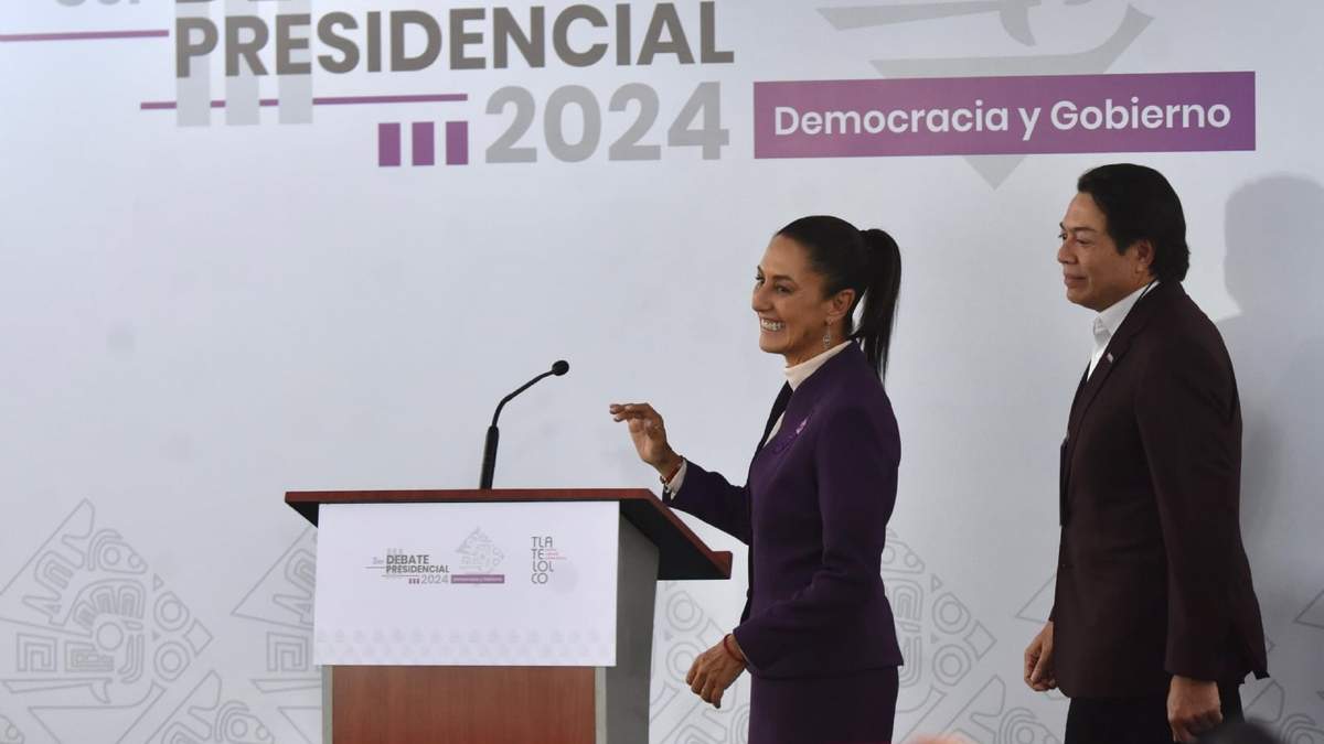 Claudia Sheinbaum y Mario Delgado