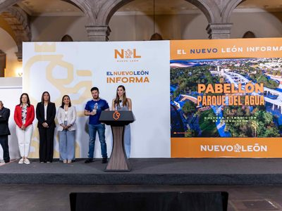 Presentan Samuel y Mariana el pabellón parque del agua, cultura y tradición de Nuevo León