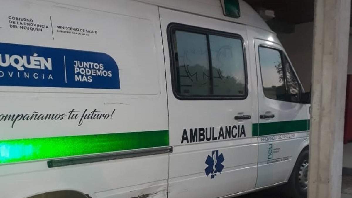 Ambulancia del barrio Progreso. Fuente: Facebook