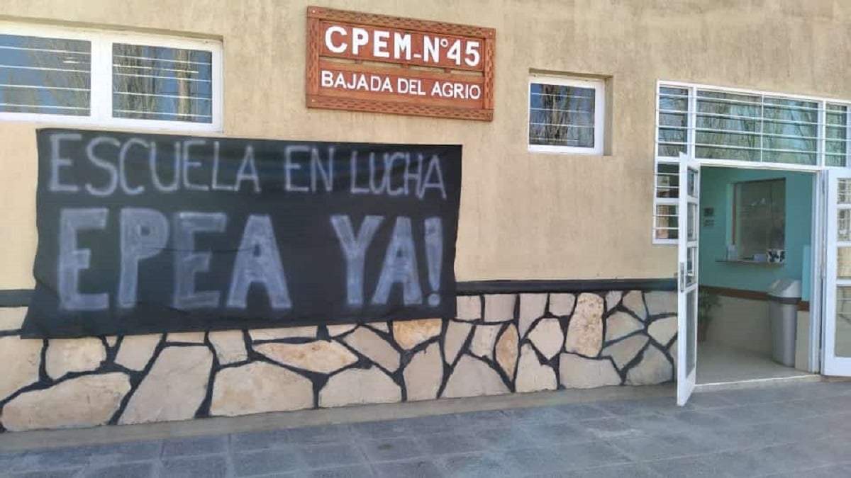 El pedido del Cpem 45 por convertirse en EPEA. Fuente: (Facebook)