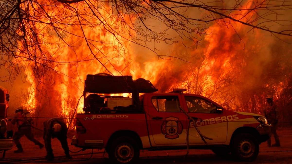 Incendios en Córdoba. Fuente: (Twitter)