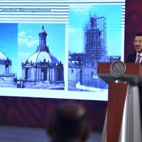 Seis años después, Batres anuncia reconstrucción de 145 inmuebles dañados en sismo de 2017
