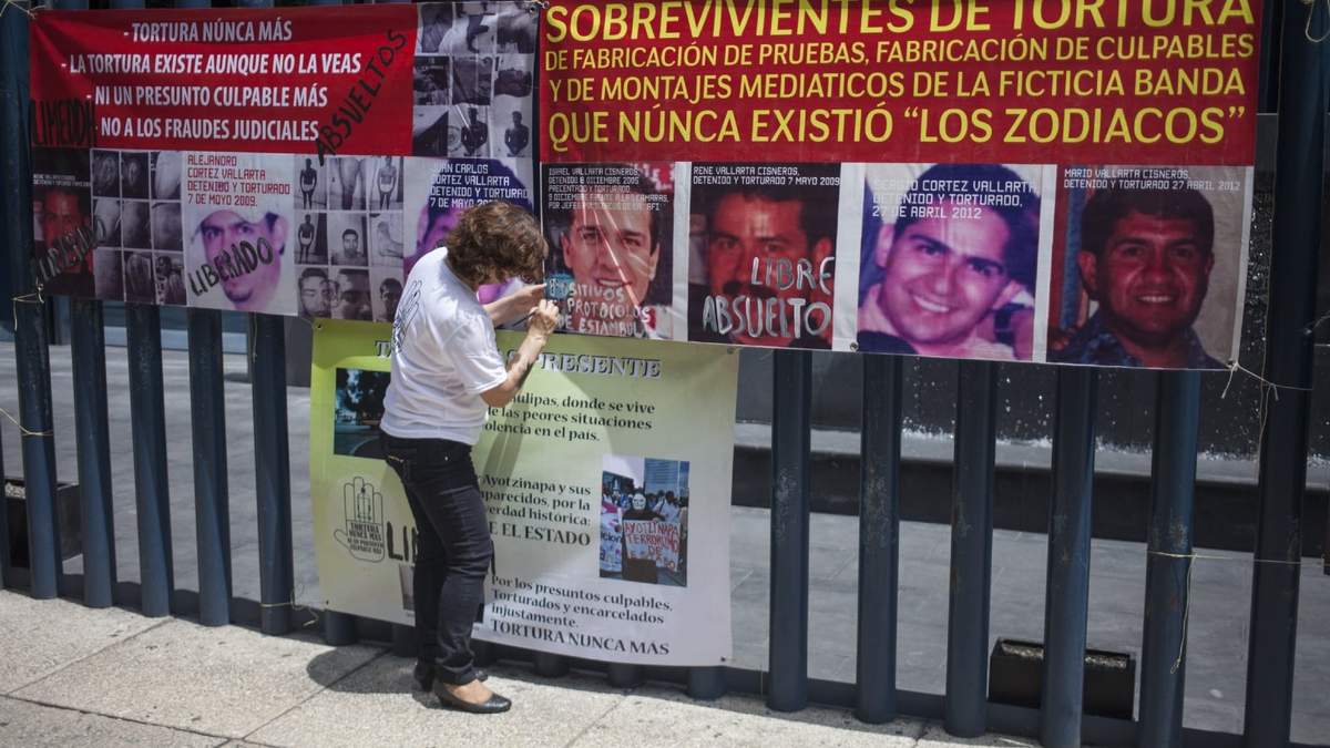 Protesta por desapariciones y torturas