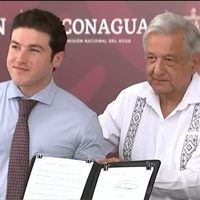 “Se ha portado muy bien aunque lo están maltratando”: AMLO respalda a Samuel García