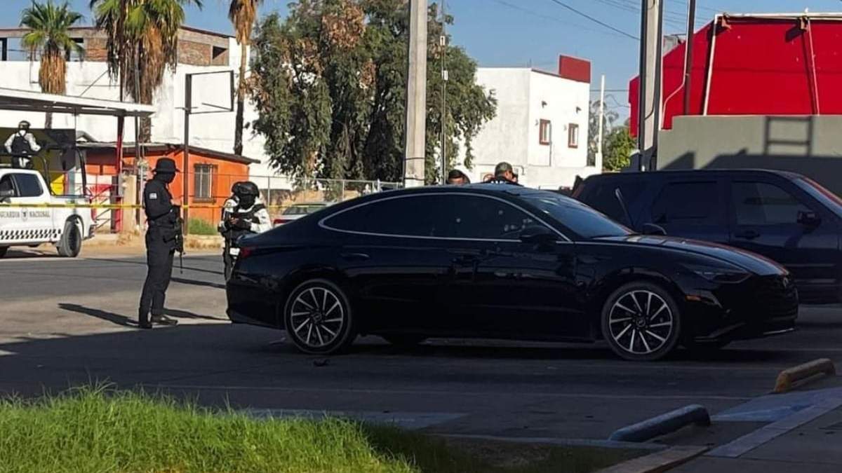 Un auto en San Luis Río Colorado