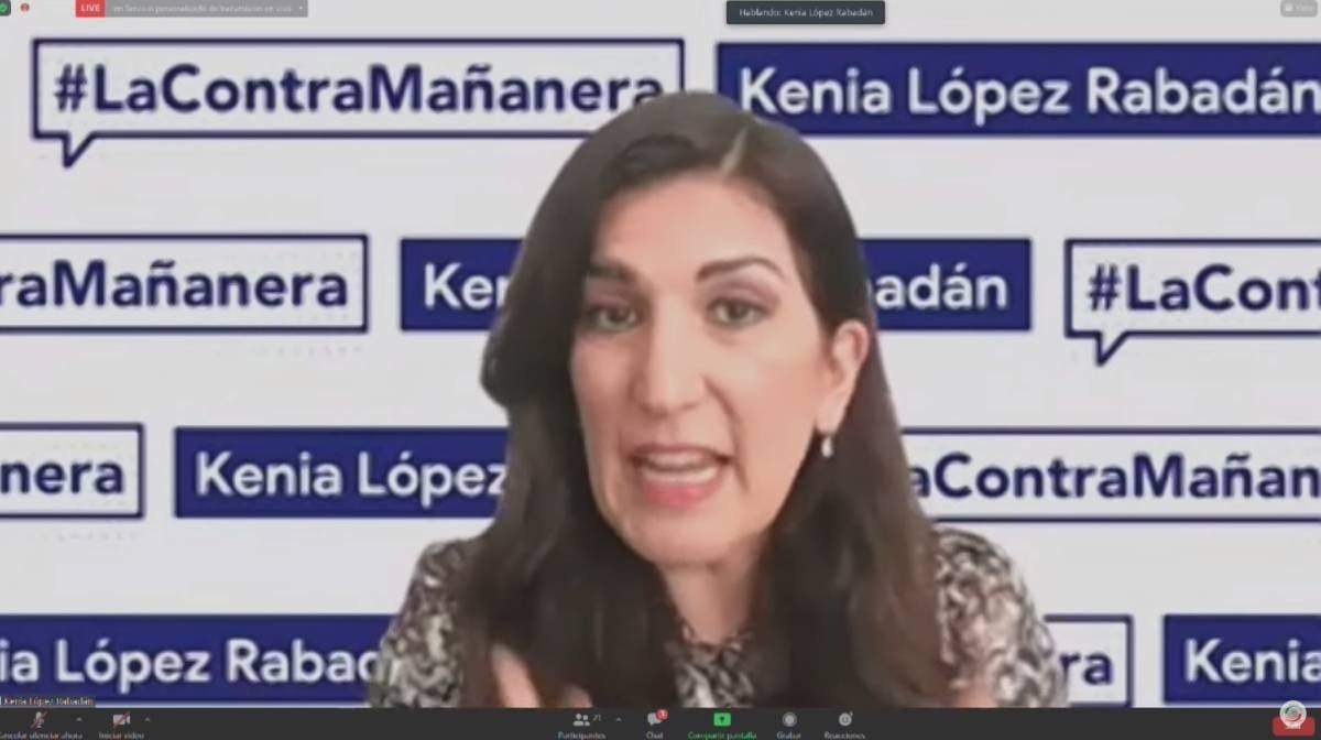 La senadora panista Kenia López