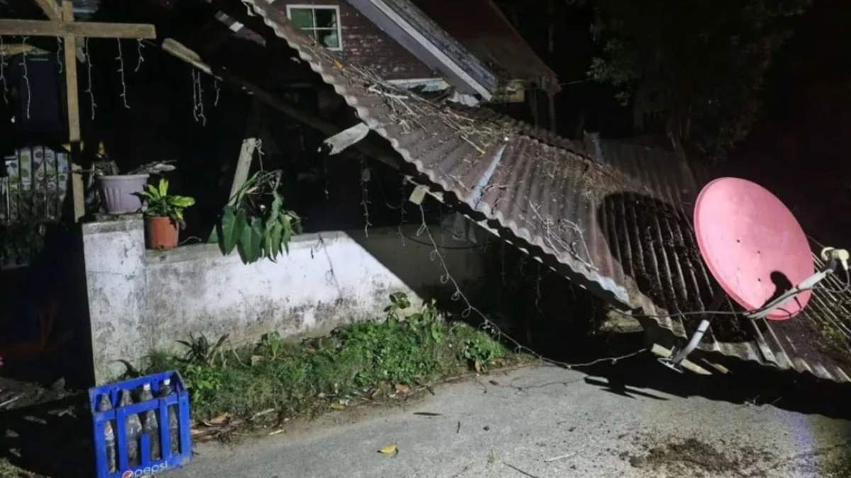 Daños por el sismo de magnitud 7.4 en Filipinas