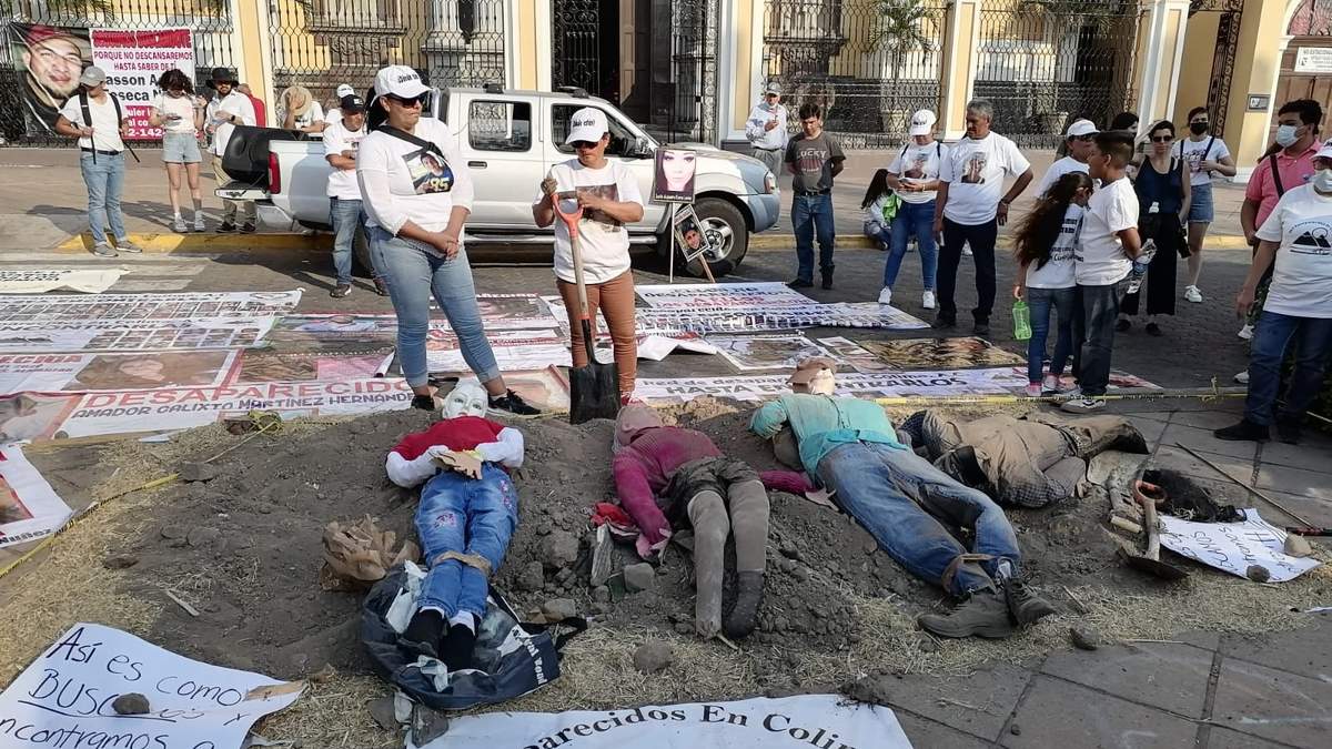 Madres de personas desaparecidas en Colima