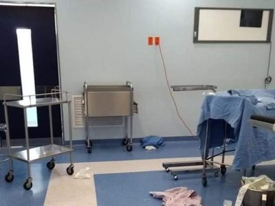 Trabajadores de limpieza del sector Salud paran labores en Oaxaca