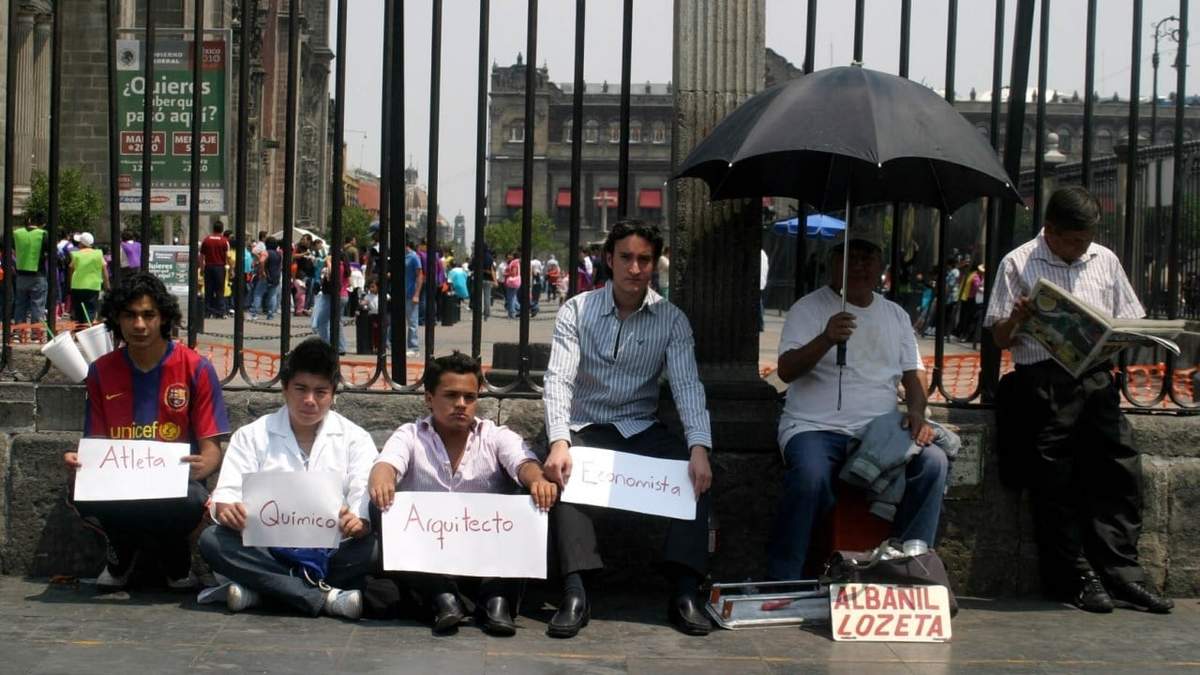 Desempleo en México. Fuente: (Twitter)