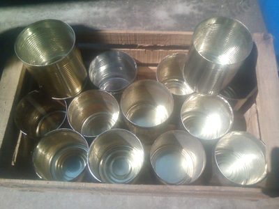 No tires las latas de duraznos vacías, hacé este proyecto 2 en 1 para tus plantas y las llaves de casa
