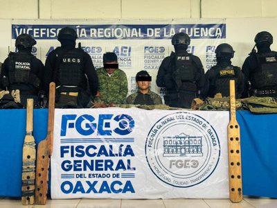Capturan a dos presuntos integrantes de una célula delictiva que opera en Oaxaca y Veracruz