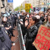Alumnos ocupan un edificio de la Universidad de Columbia en las protestas contra la guerra en Gaza