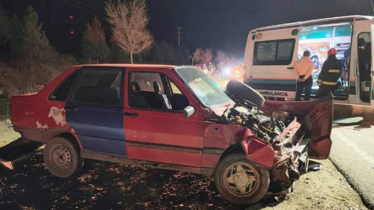 Accidente en la ruta 40. Fuente: (RSM)