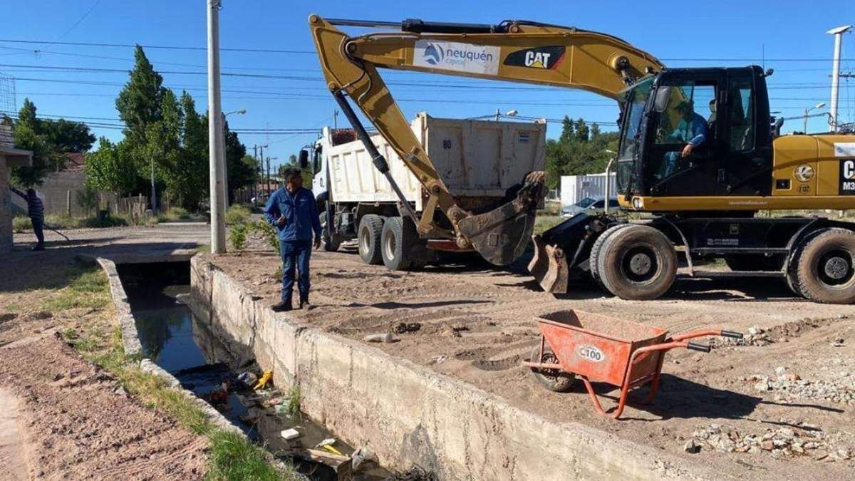 Las tareas comenzaron en enero y se extenderán durante todo el verano. Fuente: (Municipalidad de Neuquén)