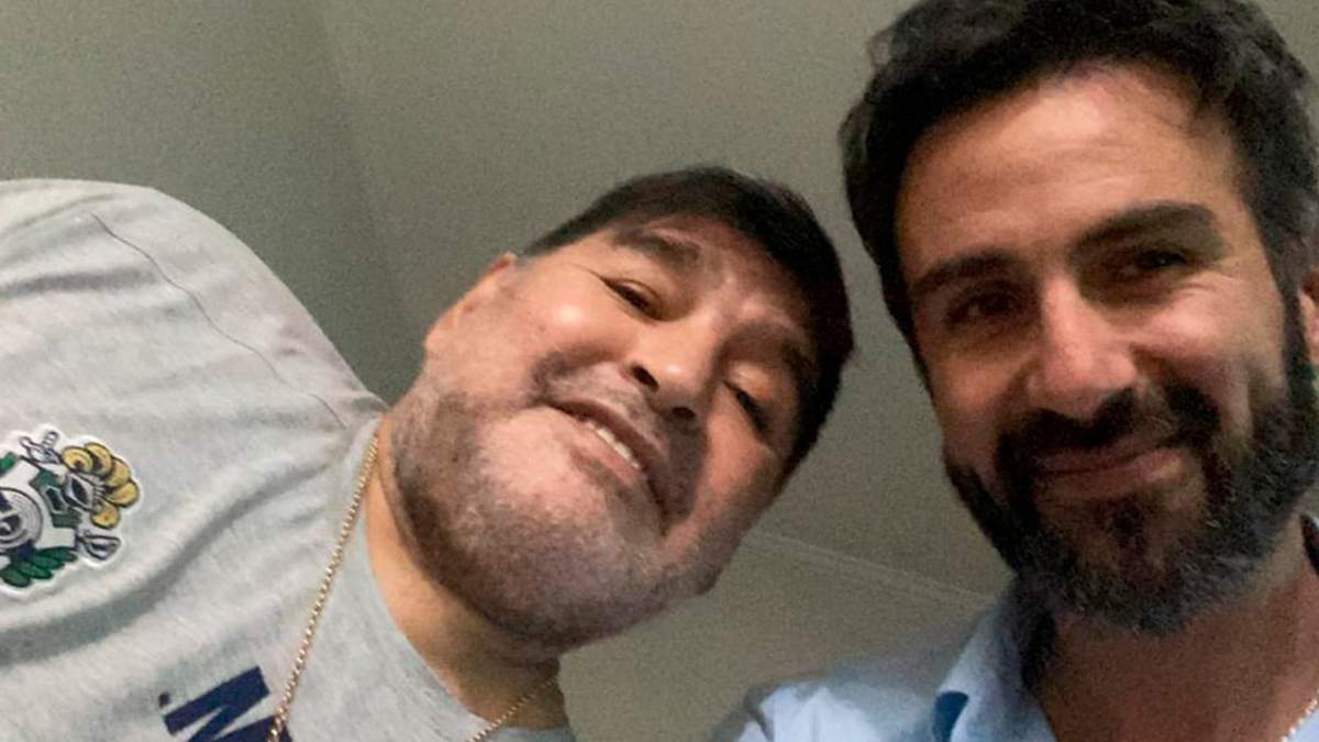 Diego Maradona y Leopoldo Luque. Fuente: (Instagram)