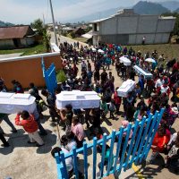 Despiden a víctimas de explosión en polvorín de Puebla