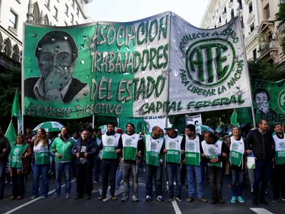 La ATE protesta contra el examen para empleados públicos