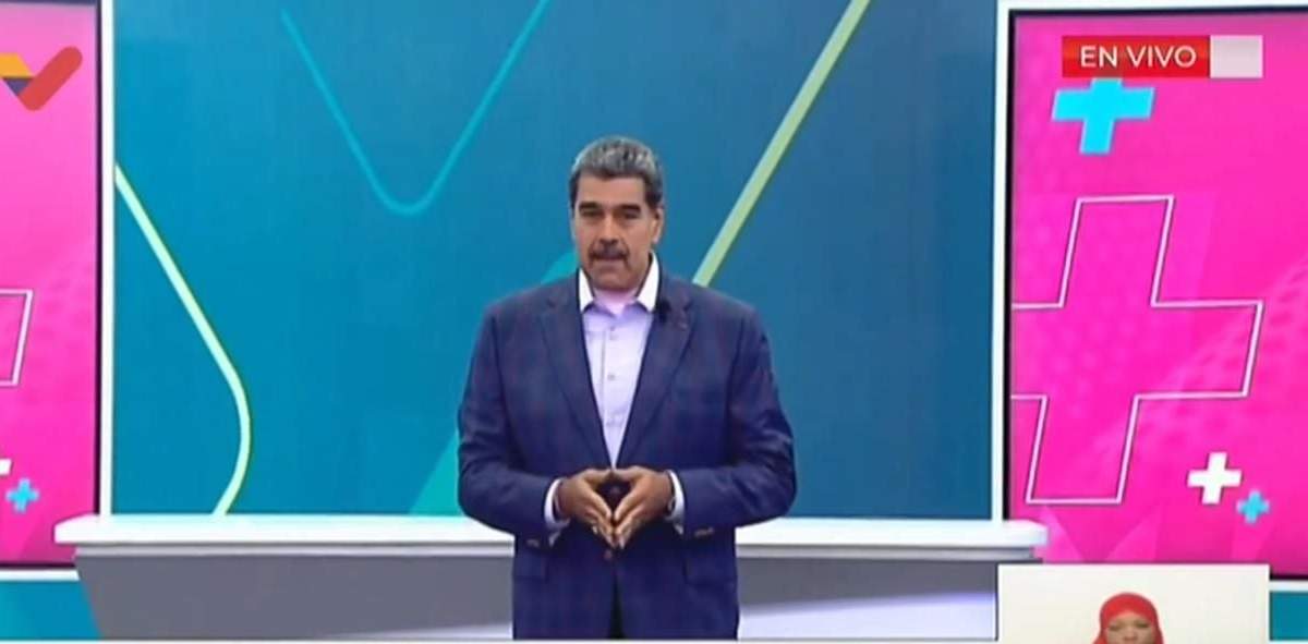 El presidente de Venezuela en su programa de televisión