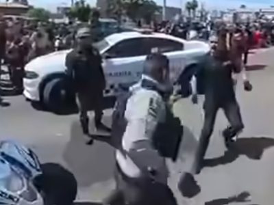 El “Tijuana Stunt Ride” termina con enfrentamiento entre motociclistas y elementos de la GN