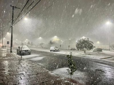 Increíble ola de frío en Brasil: tormentas de nieve y temperaturas extremas azotaron al sur del país