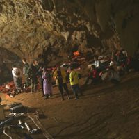 Continúa, por cuarto día, la búsqueda de 13 personas extraviadas en una cueva de Tailandia