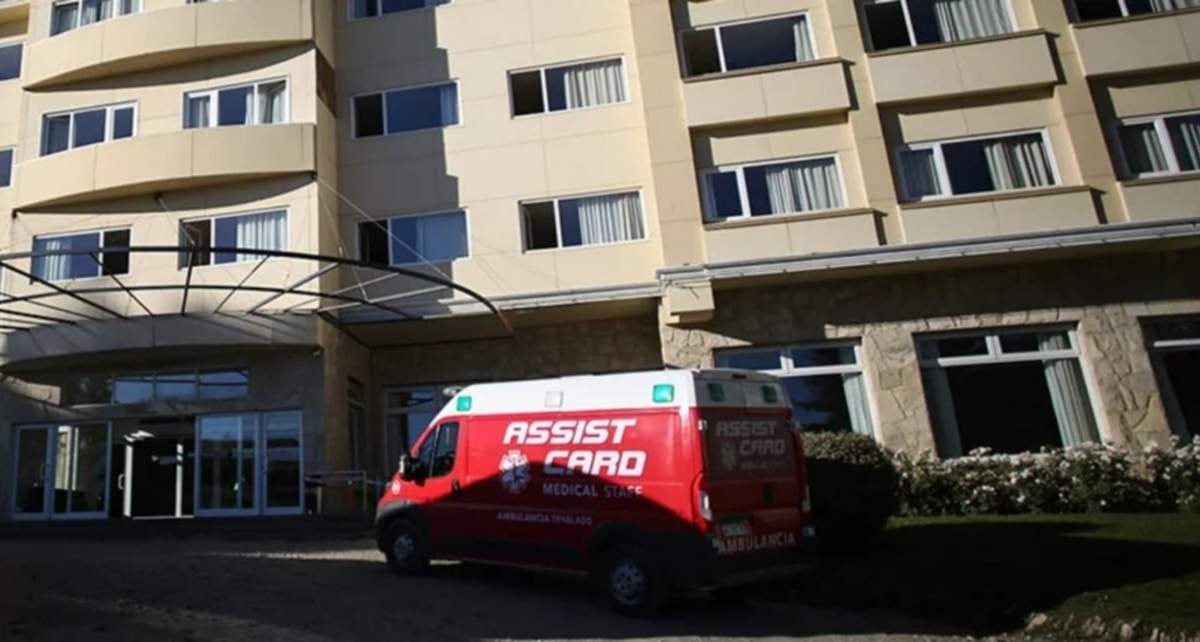 El hotel de la tragedia en Bariloche. Fuente: (Twitter)