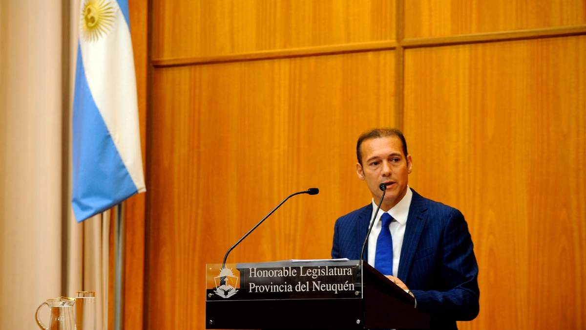 Omar Gutiérrez, gobernador de Neuquén. Fuente: (Twitter)