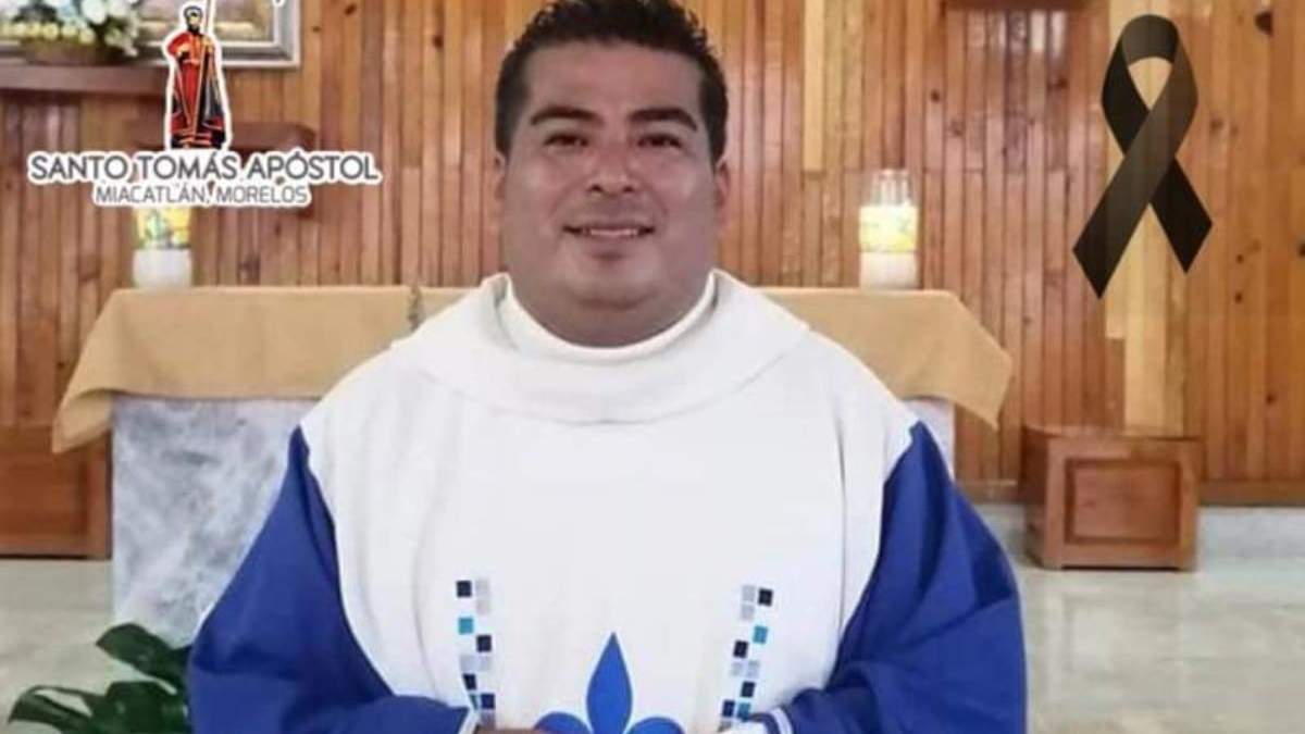 El párroco José Guadalupe Popoca Soto