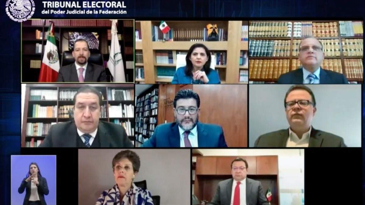 Sesión a distancia del Tribunal Electoral