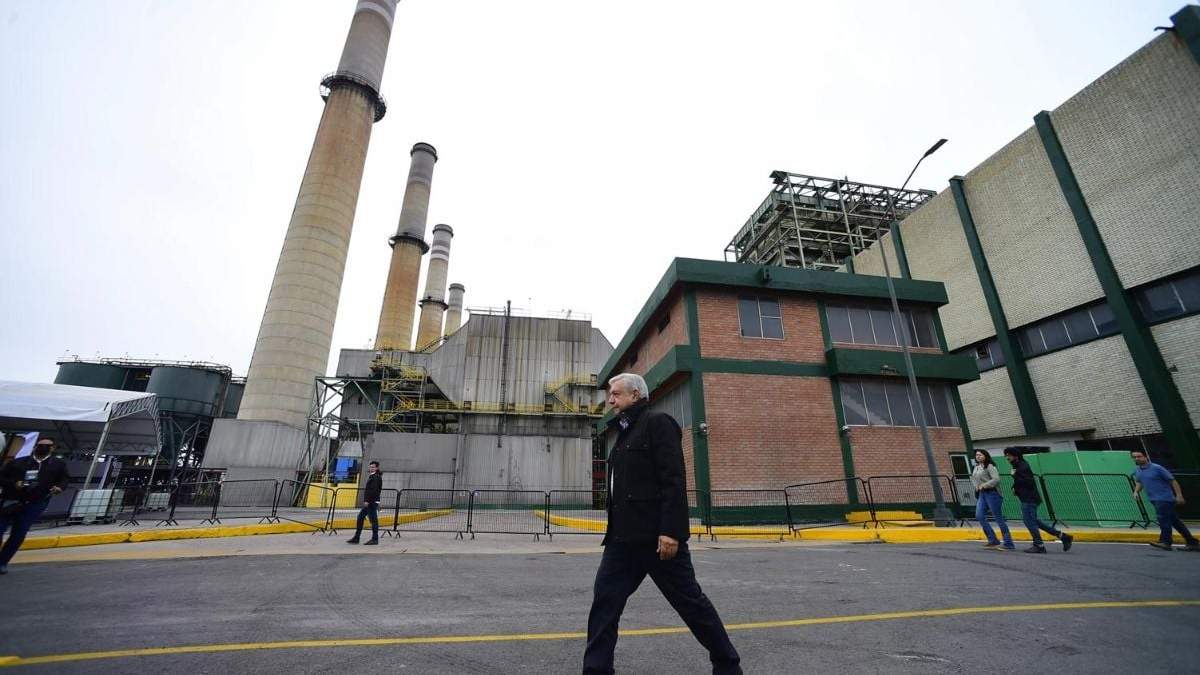 El presidente AMLO durante un recorrido