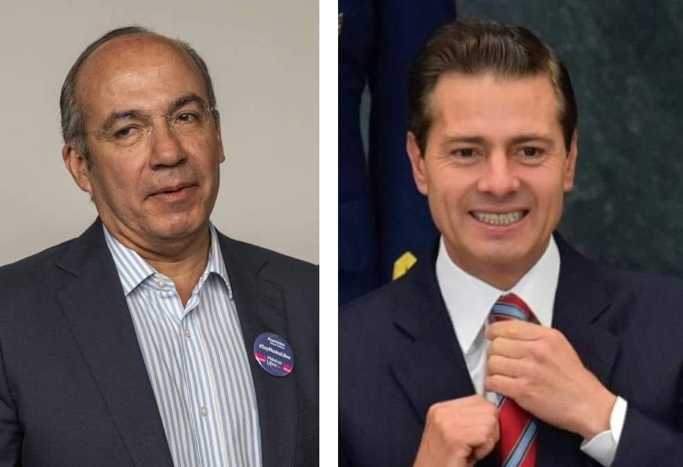 Felipe Calderón y Peña Nieto. Fotos: Germán Canseco y Octavio Gómez