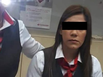 Cuentahabiente acusa a cajera de banco Santander en Veracruz por el robo de 76 mil pesos