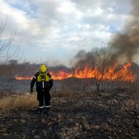 Un feroz incendio mantuvo en vilo a la ciudad de Picún Leufú