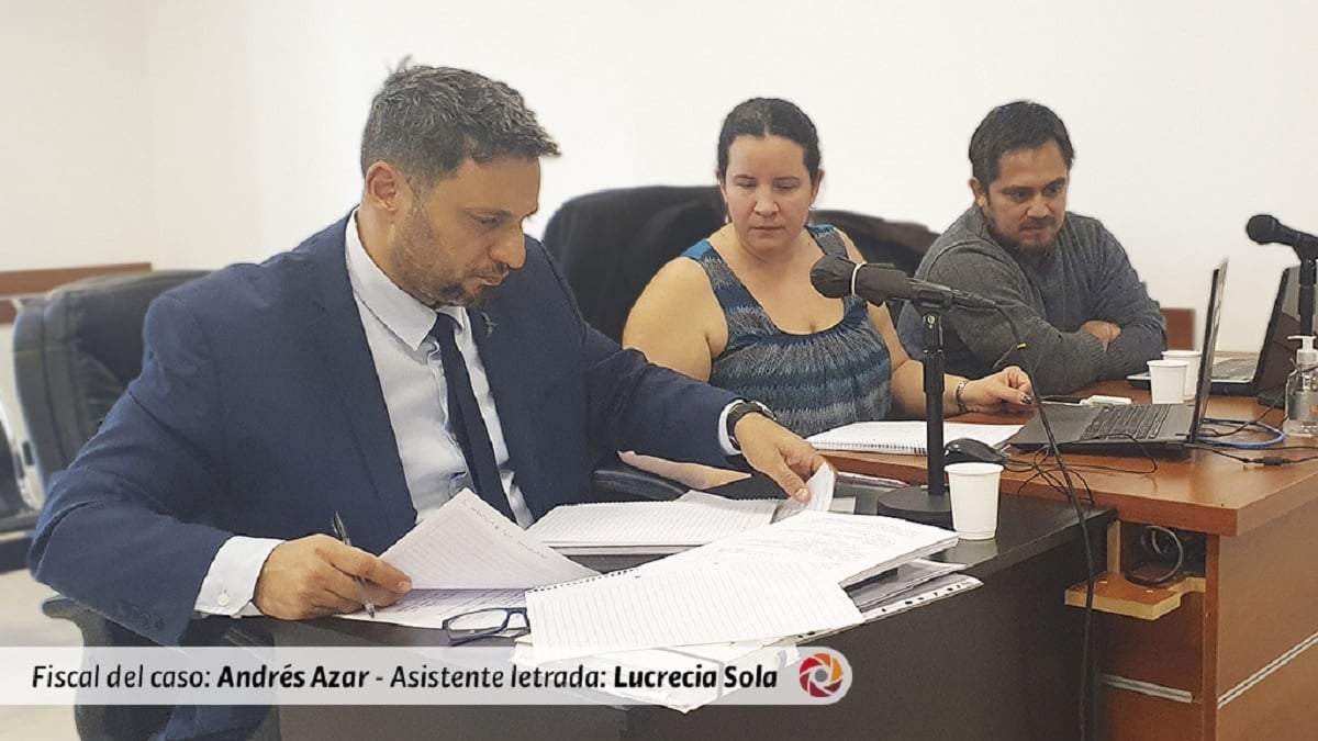 El fiscal Andrés Azar acusó al hombre de partícipe necesario. Fuente: (Ministerio Público Fiscal).