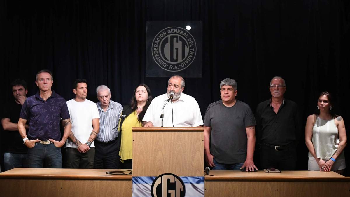 La CGT mantiene su rechazo a el ajuste de Milei. Fuente: (Twitter)