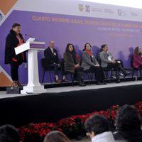 Godoy vuelve a usar informe de la Alerta por Violencia contra las Mujeres para promover ratificación