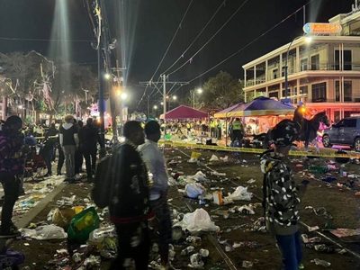 Cinco baleados en un desfile de Nueva Orleans