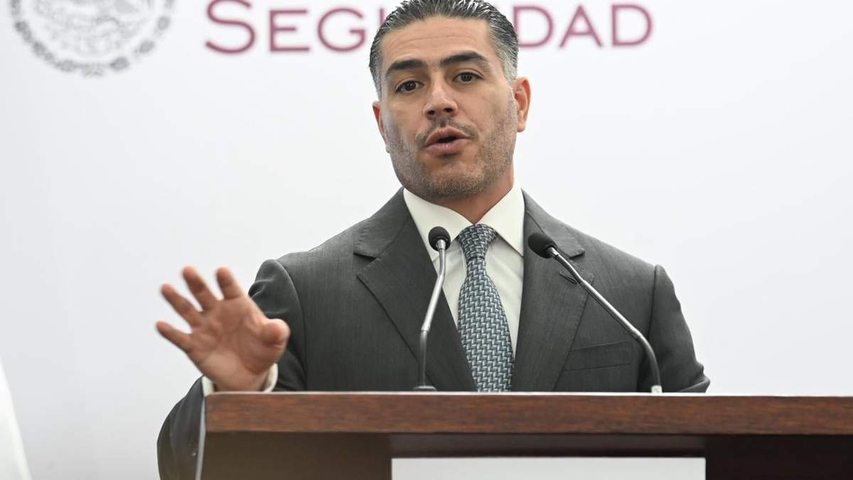 Omar García Harfuch en conferencia de prensa