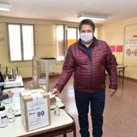 Mariano Gaido votó acompañado de Omar Gutiérrez: “Estamos muy expectantes y agradecidos”