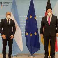 Martín Guzmán se reunió con el ministro de Economía y Energía de Alemania