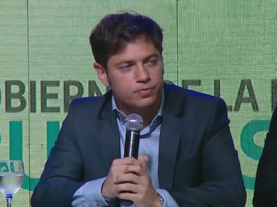 "Es una obligación tener las escuelas seguras", Kicillof marca distancia de la gestión de Vidal