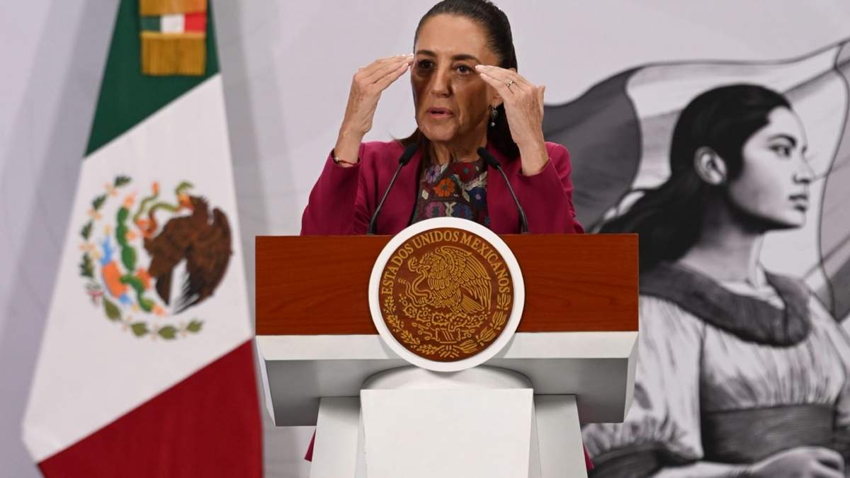 La presidenta Claudia Sheinbaum
