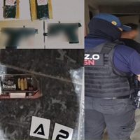 Tres hombres fueron detenidos por abusos de armas y venta de marihuana