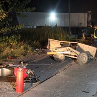 Un muerto y un herido grave tras el choque entre una moto y un carro en la ruta Centenario-Cinco Saltos
