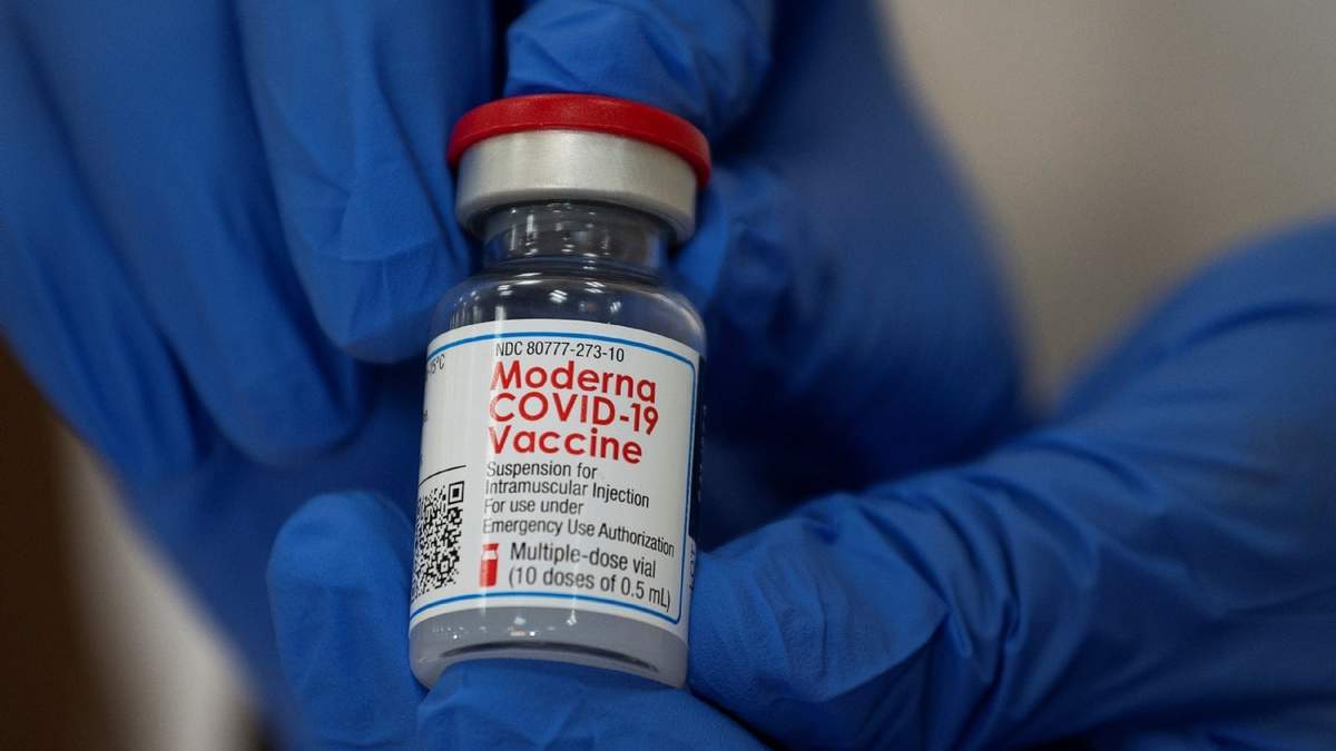 Vacuna contra el coronavirus de Moderna. Fuente: (Twitter)